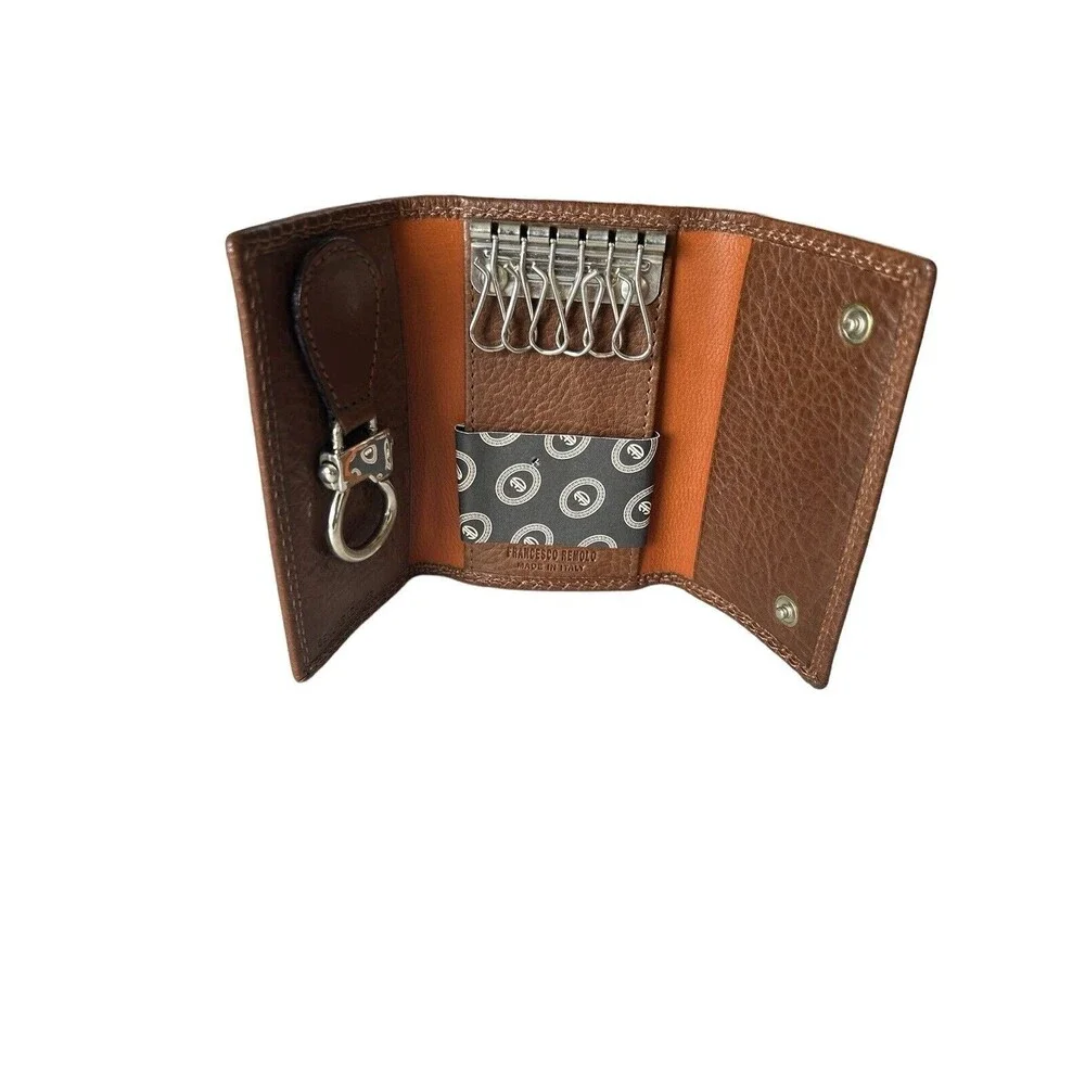 Key Case Key Chain Wallet Leather Francesco Remolo New
